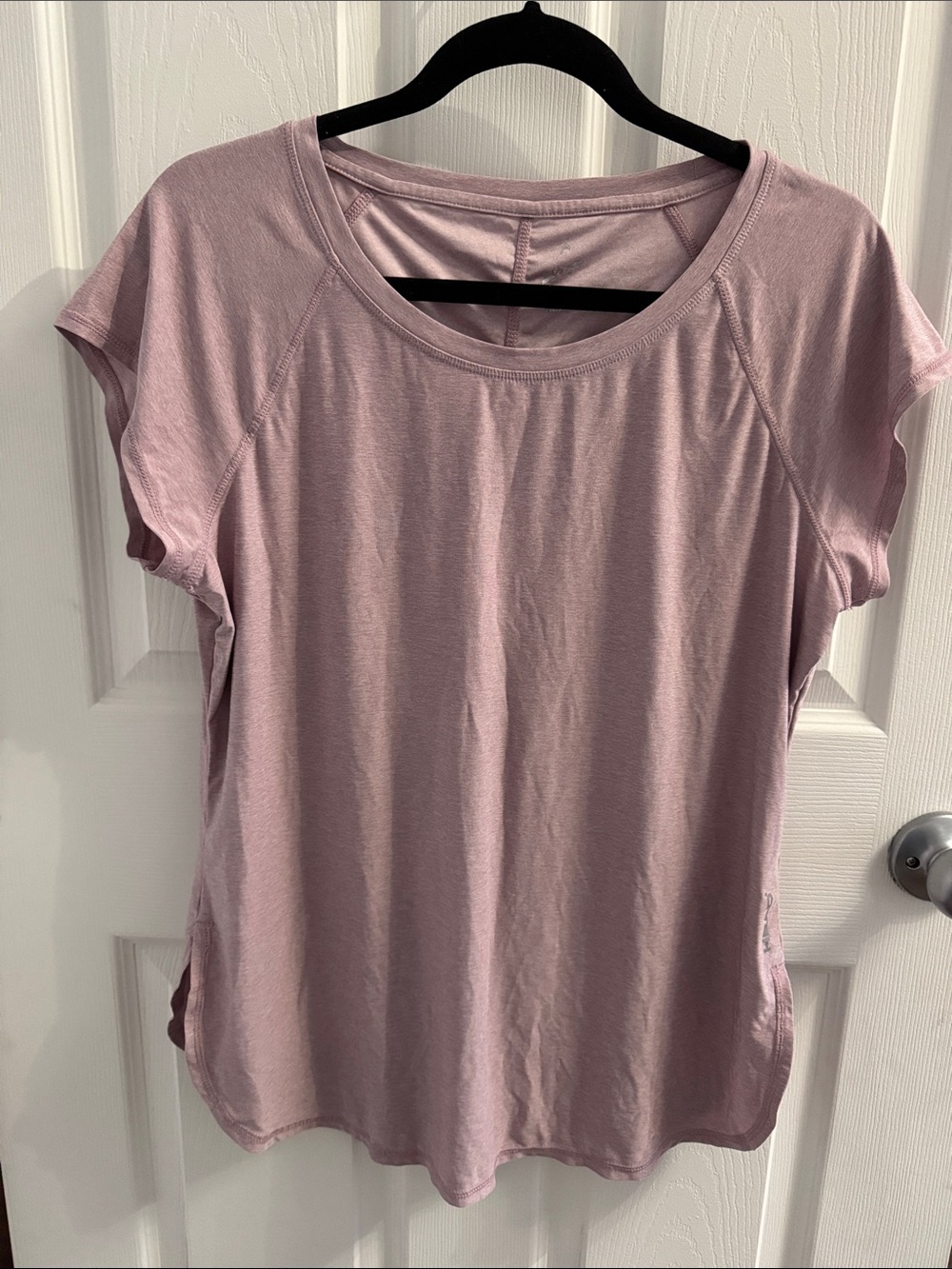 Head Women's Short Sleeve Scoop Neck Top - Mauve Pink